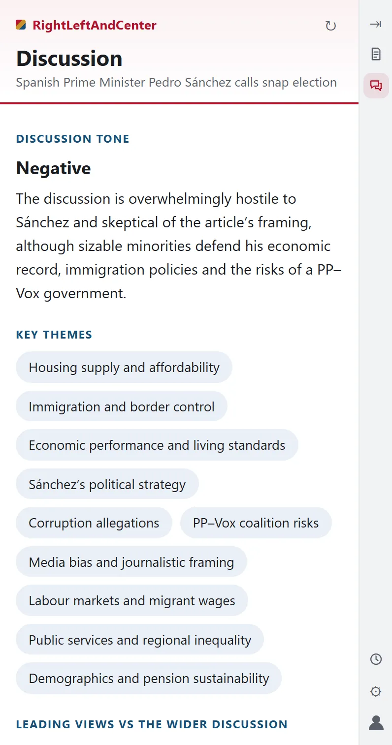 Real capture: discussion tone and key themes.